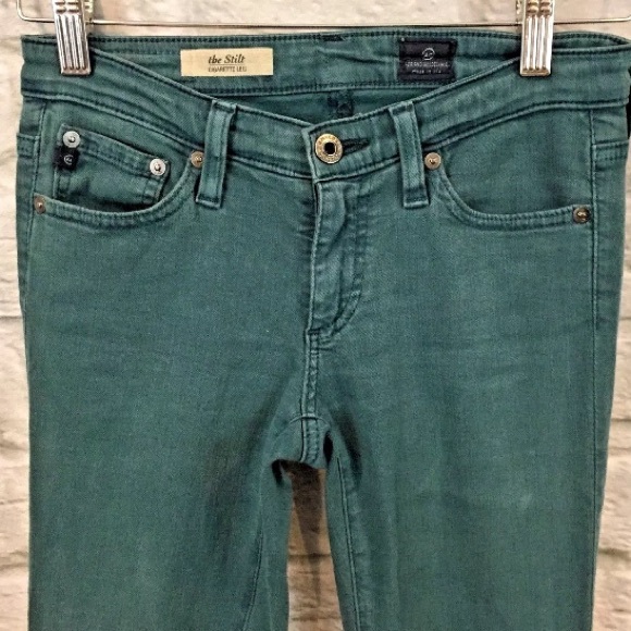 Ag Adriano Goldschmied TEAL Stilt Cigarette Skinny 24x30” - Picture 5 of 8